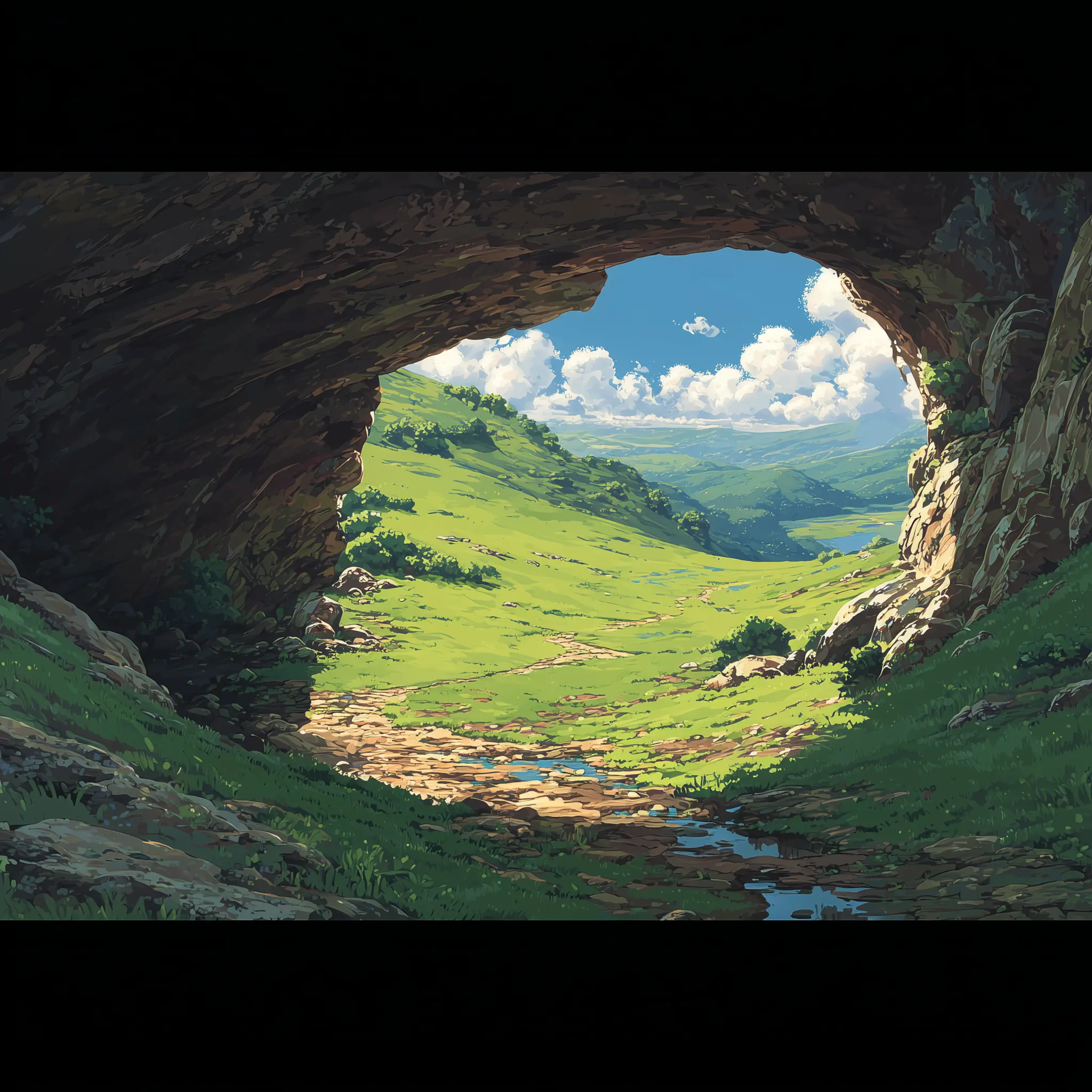 Arc nature background